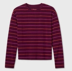 A New Day, Maroon striped shirt, Medium